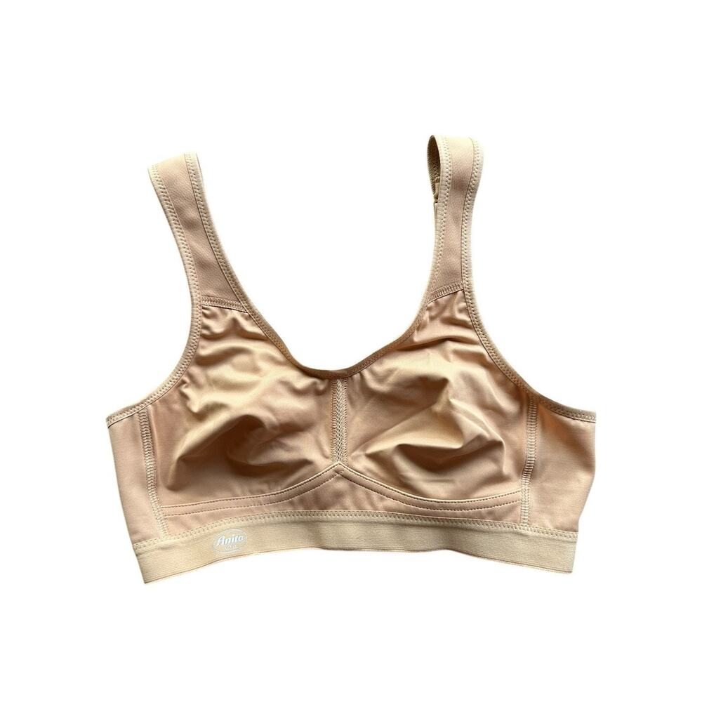 Anita Women's Light & Firm Sports Bra Unwired 5521 Sand Beige 32A new